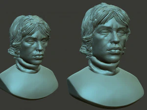 Mick Jagger 3D Print Model