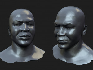 Mike Tyson Model Cetak 3D