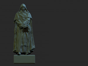 Statue of Giordano Bruno Modèles 3D en vedette
