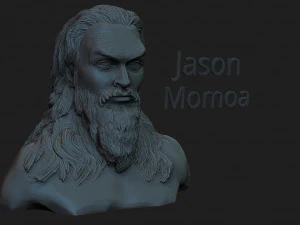 Jason Momoa Modelo de impresión 3D