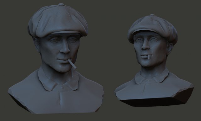 Thomas Shelby 3D Print Model .c4d .max .obj .3ds .fbx .stl .blend 