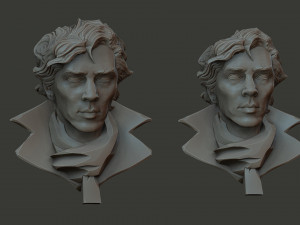Sherlock Benedict Cumberbatch 3D Print Model