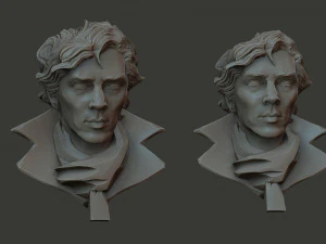 Sherlock Benedict Cumberbatch 3D Print Model