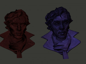 Sherlock Benedict Cumberbatch 3D Print Model