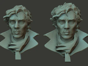Sherlock Benedict Cumberbatch 3D Print Model