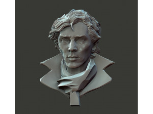 Sherlock Benedict Cumberbatch 3D Print Model