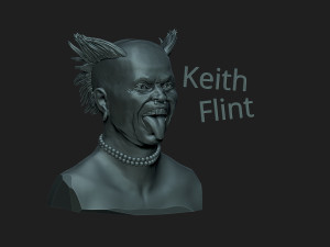 Keith Flint Prodigy 3D Print Model