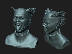 Keith Flint Prodigy 3D प्रिंट मॉडल