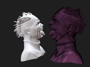 Keith Flint Prodigy 3D प्रिंट मॉडल