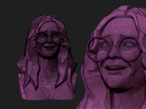 Janis Joplin Modelo de impresión 3D