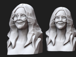 Janis Joplin Modelo de impresión 3D