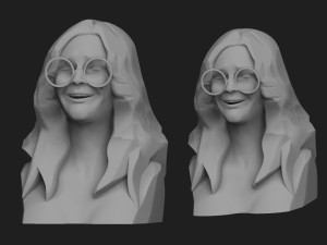 Janis Joplin Modelo de impresión 3D