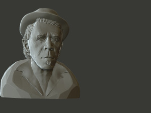 Tom Waits Modèles 3D en vedette