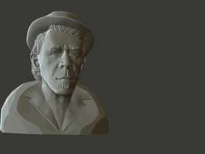 Tom Waits 3D Print Model