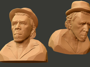 Tom Waits Modèles 3D en vedette