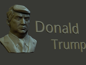 Donald Trump 3D 打印模型
