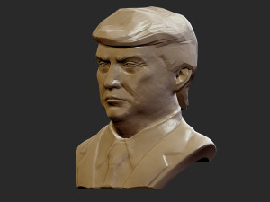 Donald Trump Modèles 3D en vedette
