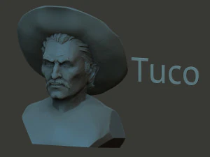 Eli Wallach 3D Baskı Modeli