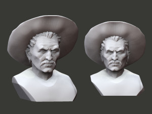 Eli Wallach 3D Print Model