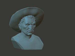 Eli Wallach 3D Print Model