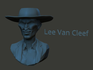Lee Van Cleef 3D Print Model