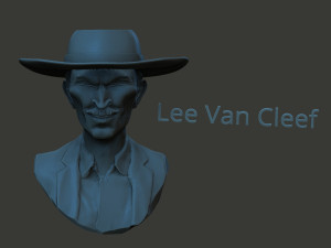 Lee Van Cleef 3D printmodel