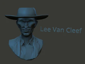 Lee Van Cleef 3D Print Model