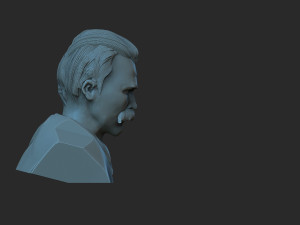 Friedrich Nietzsche 3D 프린트 모델