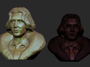 Oscar Wilde 3Dプリントモデル