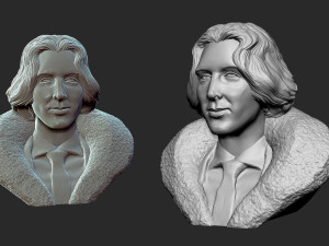 Oscar Wilde 3Dプリントモデル