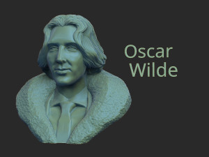 Oscar Wilde 3Dプリントモデル