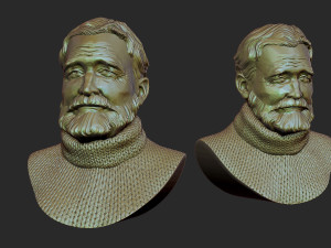 ERNEST HEMINGWAY 3D Принт Модель