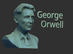 George Orwell Modello di stampa 3D
