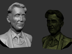 George Orwell 3Dプリントモデル