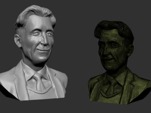 George Orwell 3D Druckmodell