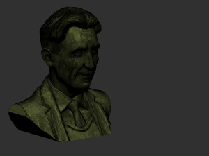 George Orwell 3Dプリントモデル