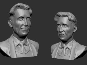 George Orwell 3Dプリントモデル