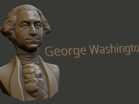 George Washington Modello di stampa 3D