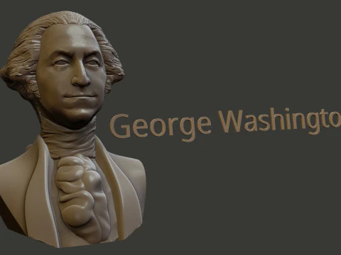 George Washington Modelo de Impressão 3D