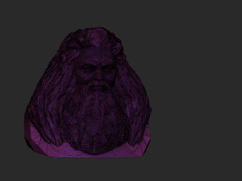 Hagrid 3D Print Model