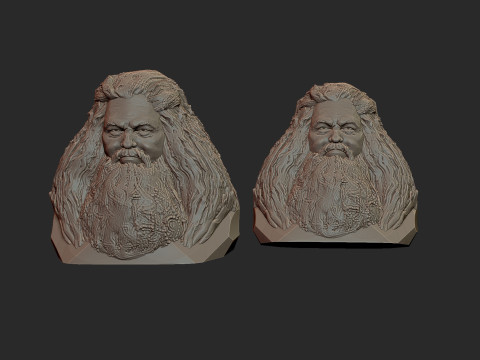 Hagrid 3D 打印模型