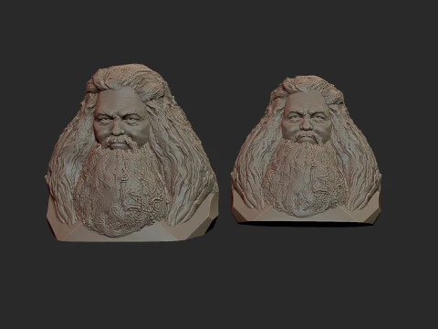 Hagrid 3D Print Model
