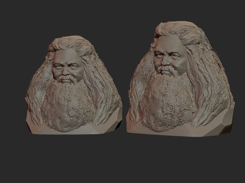 Hagrid 3D 打印模型