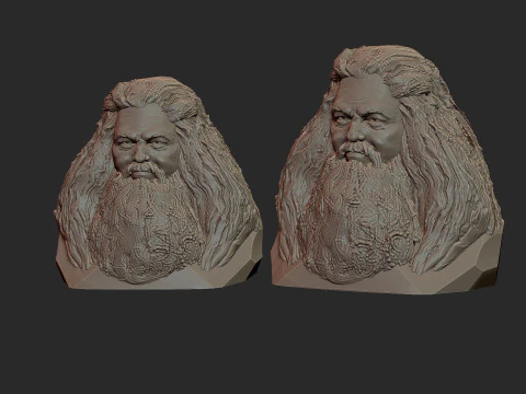 Hagrid 3D Print Model