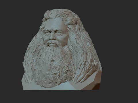 Hagrid 3D 打印模型