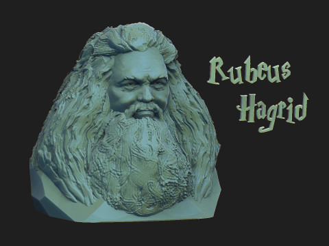 Hagrid 3D 打印模型