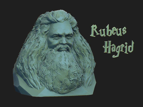 Hagrid 3D Print Model