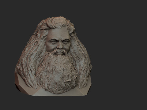 Hagrid 3D 打印模型
