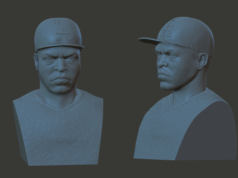 Ice cube Model Cetak 3D