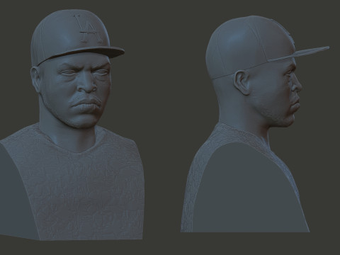 Ice cube Model Cetak 3D
